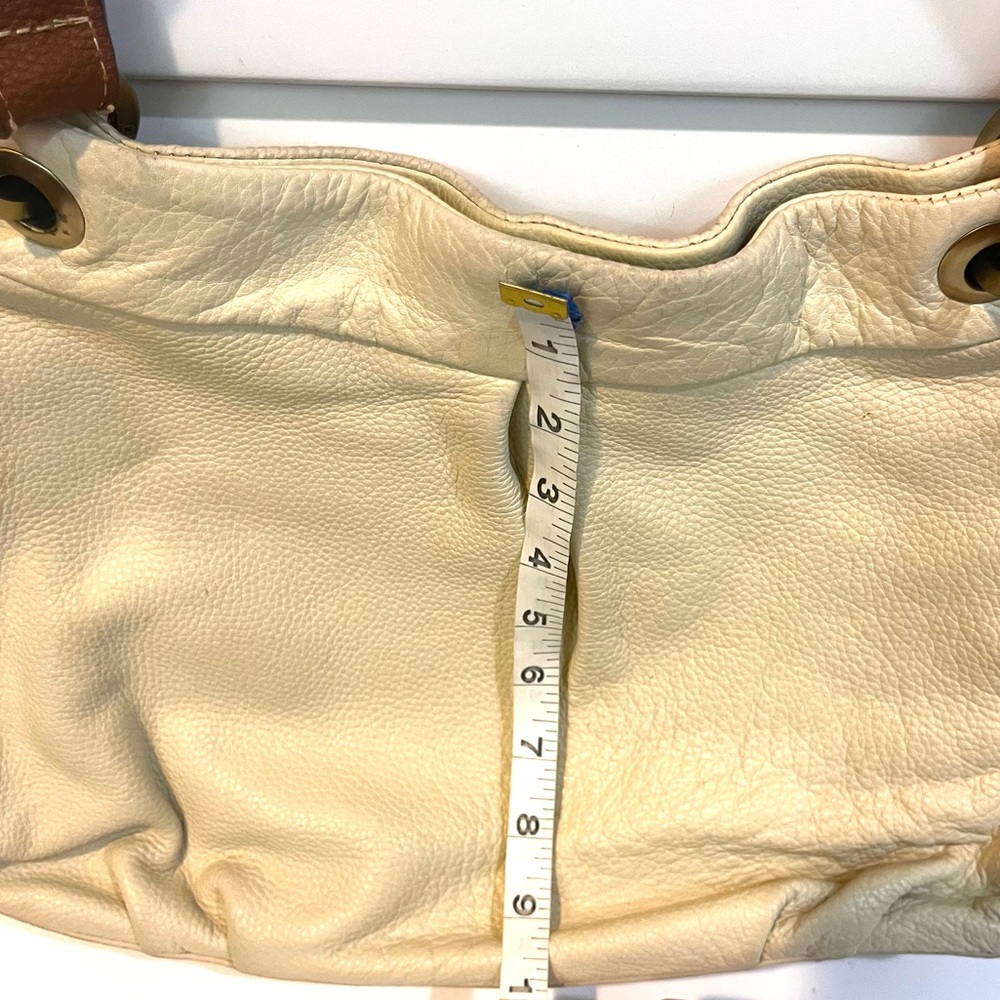 Coldwater Creek Cream Leather Purse - Picture 7 of 7